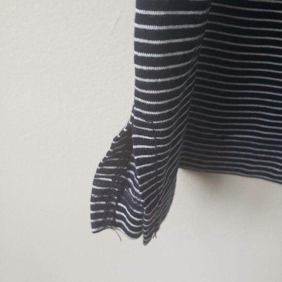 Sport Haley RESERVE Mens Large Polo Shirt Navy Striped Cotton Short Sleeved - Picture 4 of 9